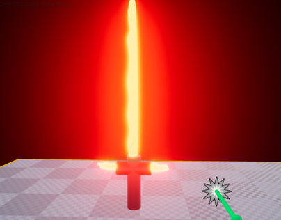 Kylo ren sword Unreal particle system