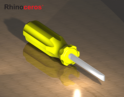Rhino 3D | Screwdriver