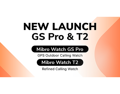 New Launch MIBRO GS PRO & T2
