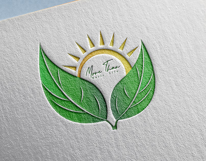 Leaf & Sun logo design