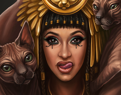 Cardi's Egyptian portrait