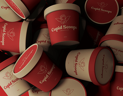 Ice Cream Branding | Cupid Scoops