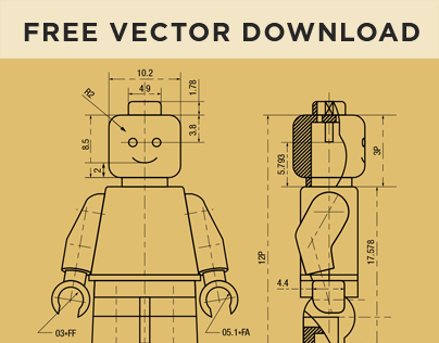 Lego patent vector