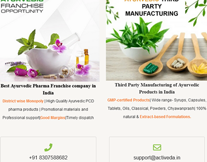 Ayurvedic PCD Franchise Company in India | Activeda