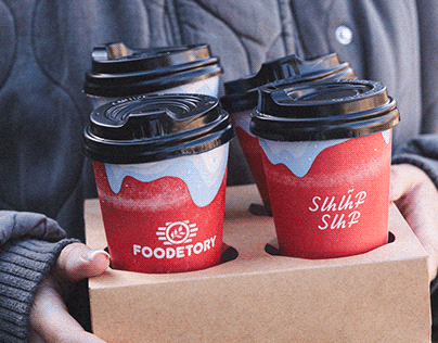 Takeaway cup design for Foodetory