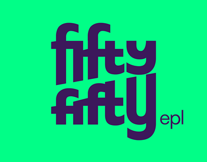 Logo for 'fifty-fifty EPL' media