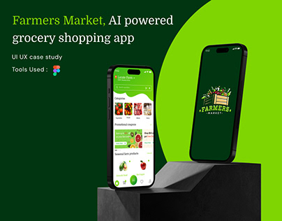 UI-UX design Portfolio - Grocery shopping mobile app