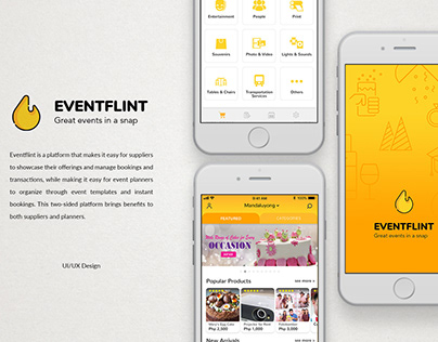 Project thumbnail - Eventflint UI/UX Design