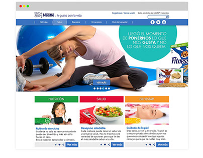 Nestlé - Web Site 2016