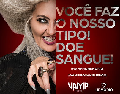 Campanha Hemorio + Vamp