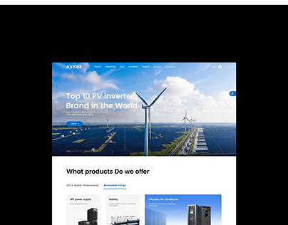 New Energy Website Design