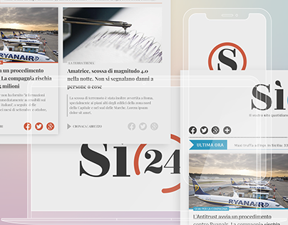 Si24 || UI/UX + Branding