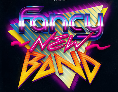 "Fancy New Band" poster