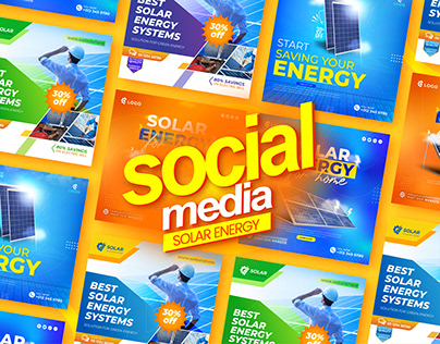 Solar Energy Social Media Post Design