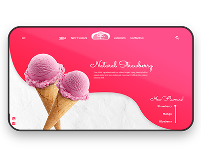 Concept Web Design - Jojo's Ice Cream