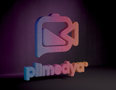 Pil Medya Logo 3D Visualization