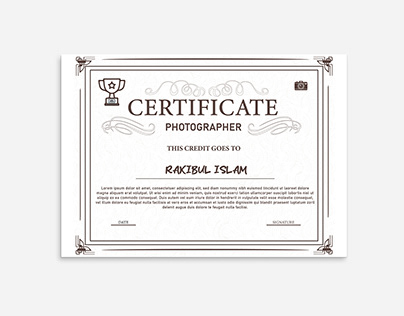 Certificate & Resume Desing