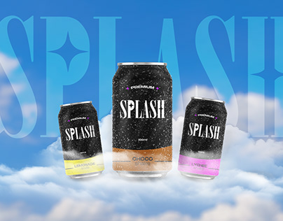 SPLASH Soft Drinks - Brand Identity | Packaging Design