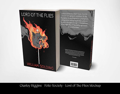 Lord of the Flies Book Cover mock up