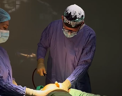Video reel de cirugía sin colorización