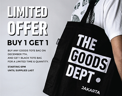 The Goods Dept• | Web Banners & Posters