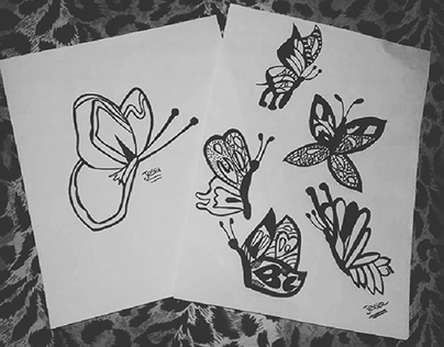 Creatività, farfalle ✍