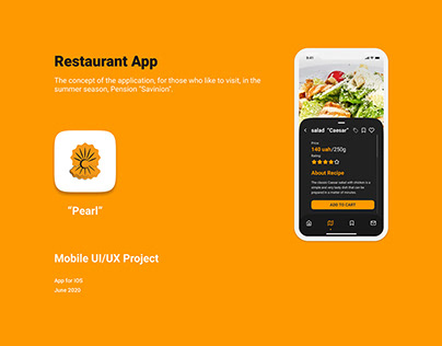 Project thumbnail - Restaurant App/Pearl