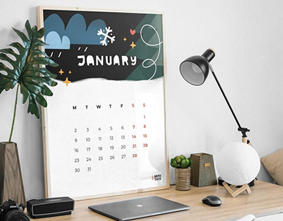 FREE Printable Calendar 2023 #JANUARY