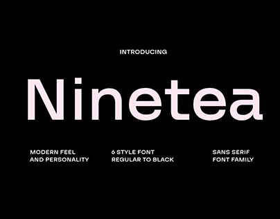 Ninetea Sans Serif Font