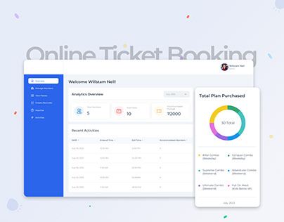 App for booking tickets | Case Study