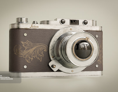 Leica Old Vintage Camera 3D Model