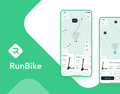 RunBike. Electric Scooter Sharing App