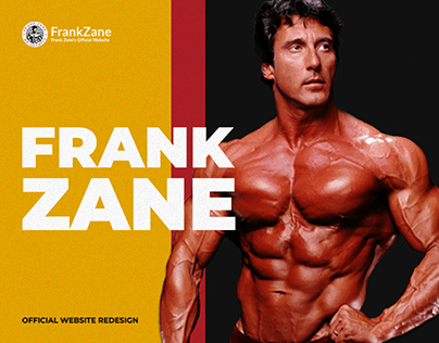 Frank Zane Official Website Redesign