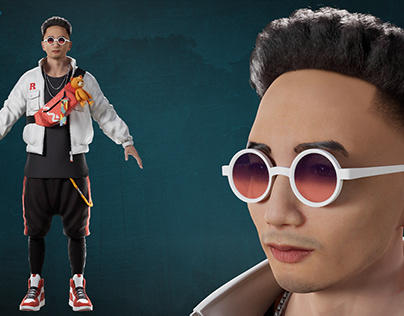 3D model Rhymastic -being a rapper, Vietnamese musician