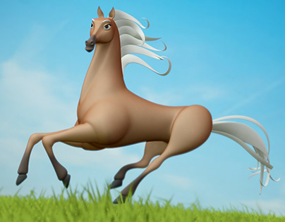 Cartoon Horse 3D