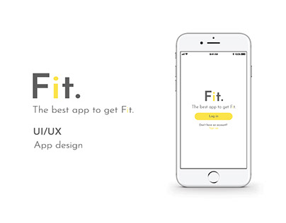Fit. UX/UI App design.