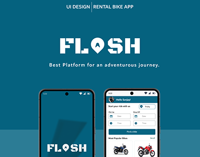FLASH / Rental Bike App UI Design