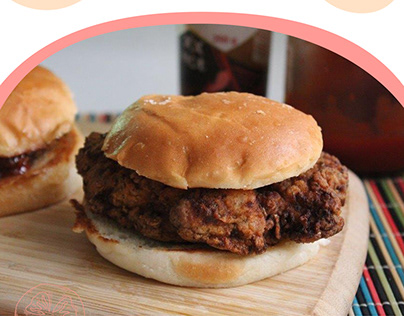 Fried Chicken Burger Recipe | Yummy Tummy Aarthi