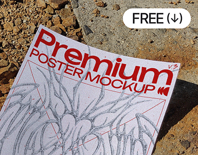 Free Premium Poster Mockup Set — Vol. 3