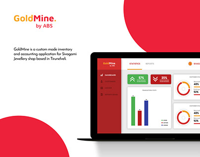 GoldMine by ABS. Web App UI