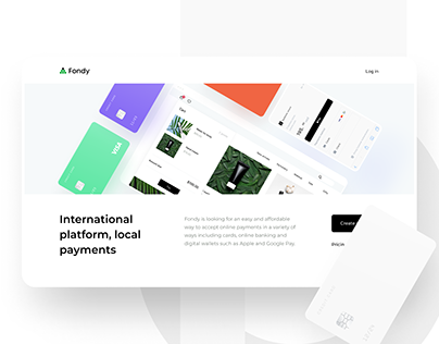 Online payments platform. UX/UI / website redesign