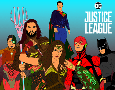 DC Justice League Vector Art