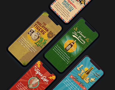Website UI - Asia Pacific Breweries Stories