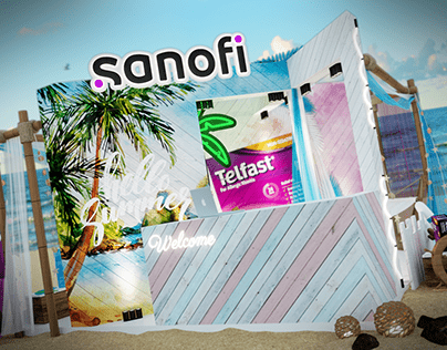 Sanofi Booth Design (Summer Mode)