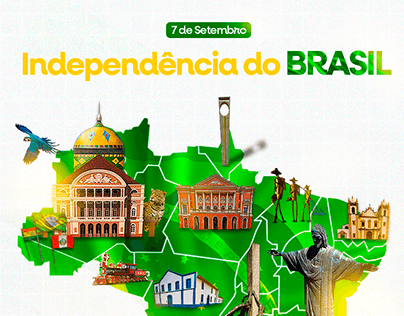 Project thumbnail - Social Media 7 de Setembro - Independência do Brasil
