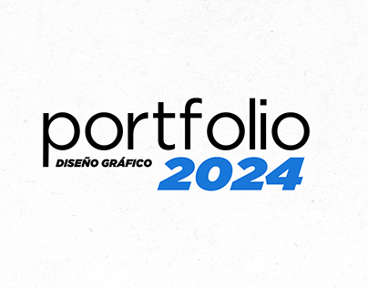 Portfolio 2024 Diseño Gráfico