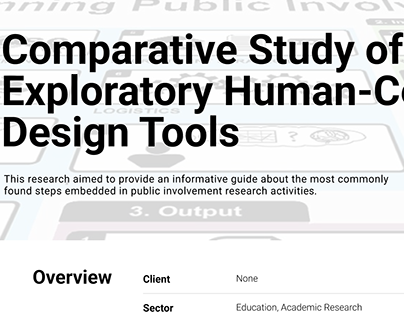 Comparative Study of 4 Exploratory HCD Tools