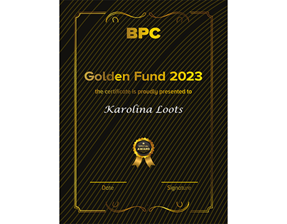 Gold Fund Certificate