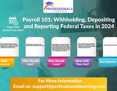 Payroll 101: Withholding, Depositing