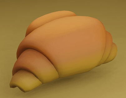 Project thumbnail - 3D model( croissant)